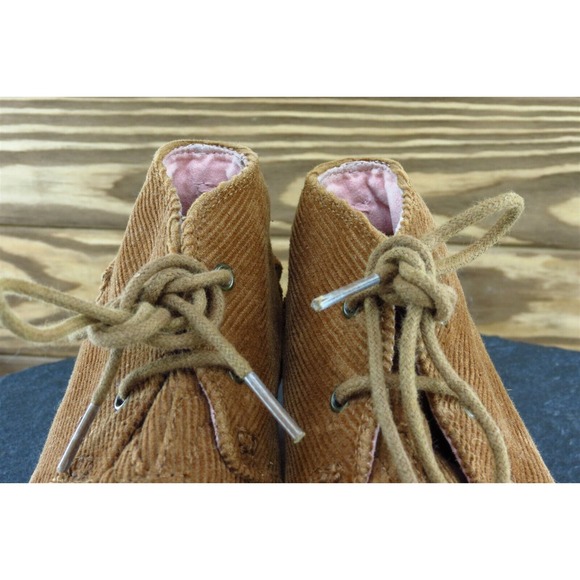 Toms Youth Girls Shoes Size 4 M Brown Short Boot Synthetic - Picture 3 of 7